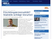 Bild zum Artikel: Flüchtlingskriminalität? Statistik schlägt Vorurteil