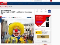 Bild zum Artikel: Nach Übergriffen in Köln - Erste Stadt in NRW sagt Karnevalsumzug ab