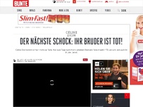 Bild zum Artikel: Der nächste Schock: Ihr Bruder ist tot!