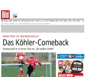 Bild zum Artikel: Krebs besiegt! - Das Köhler-Comeback