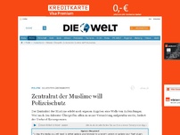 Bild zum Artikel: Silvester-Übergriffe: Zentralrat der Muslime will Polizeischutz