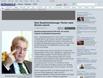 Bild zum Artikel: Scharfe Kritik - Nach Staatsfeind-Aussage: Fischer weist Strache zurecht
