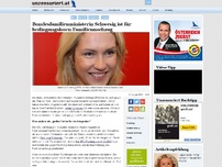 Bild zum Artikel: Bundesfamilienministerin Schwesig ist für bedingungslosen Familiennachzug