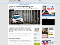 Bild zum Artikel: Ungarn ist weiterhin entschlossen, sein Territorium vor unerwünschten Migranten zu schützen