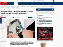 Bild zum Artikel: Nach Paris und Köln - Angst wächst: Deutsche decken sich mit Waffenscheinen und Pistolen ein