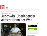 Bild zum Artikel: Yisrael Kristal (112) - Auschwitz-Überlebender ältester Mann der Welt