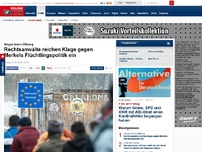 Bild zum Artikel: Wegen Grenz-Öffnung - Rechtsanwälte reichen Klage gegen Merkels Flüchtlingspolitik ein