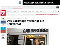 Bild zum Artikel: Das Backstage verhängt ein Pelzverbot