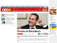 Bild zum Artikel: Strache im Rekordhoch