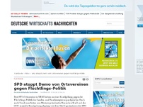 Bild zum Artikel: SPD stoppt Demo von Ortsvereinen gegen Flüchtlings-Politik