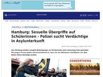 Bild zum Artikel: Hamburg: Sexuelle Übergriffe auf Schülerinnen - Polizei sucht Verdächtige in Asylunterkunft