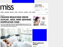 Bild zum Artikel: Bestätigt: Frauen brauchen mehr Schlaf, weil ihre Gehirne komplexer sind