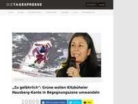 Bild zum Artikel: „Zu gefährlich“: Grüne wollen Kitzbüheler Hausberg-Kante in Begegnungszone umwandeln