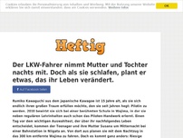 Bild zum Artikel: Der LKW-Fahrer nimmt Mutter und Tochter nachts mit. Doch als sie schlafen, plant er etwas, das...