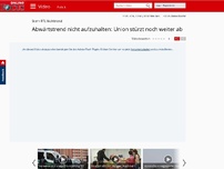 Bild zum Artikel: Abwärtstrend nicht aufzuhalten - Stern-RTL-Wahltrend: Union stürzt noch weiter ab
