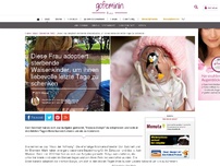 Bild zum Artikel: Diese Frau adoptiert sterbende Waisenkinder, um ihnen liebevolle letzte Tage zu schenken