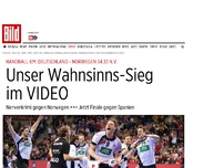 Bild zum Artikel: Deutschland - Norwegen 34:33 n.V. - Gigantisch, Jungs! Jetzt macht das Märchen wahr