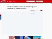 Bild zum Artikel: Video-Statement des Gewerkschaftschefs - Wendt: 'Sofort zurückschieben: Diese Tätergruppen verstehen nur klare Botschaften'