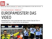 Bild zum Artikel: 24 : 17-Sieg gegen Spanien - EUROPAMEISTER!