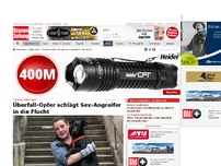 Bild zum Artikel: Überfall-Opfer schlägt Sex-Angreifer in die Flucht