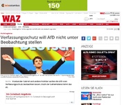 Bild zum Artikel: Verfassungsschutz will AfD nicht unter Beobachtung stellen