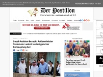 Bild zum Artikel: Saudi-Arabien-Besuch: Außenminister Steinmeier wohnt landestypischer Enthauptung bei