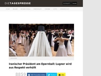 Bild zum Artikel: Iranischer Präsident am Opernball: Lugner wird aus Respekt verhüllt