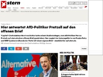 Bild zum Artikel: 'Lieber Horst ...': Hier antwortet AfD-Politiker Pretzell auf den offenen Brief