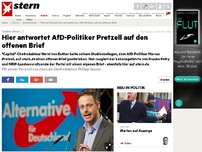Bild zum Artikel: 'Lieber Horst ...': Hier antwortet AfD-Politiker Pretzell auf den offenen Brief