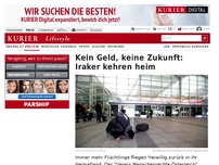 Bild zum Artikel: Kein Geld, keine Zukunft: Iraker kehren heim