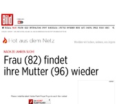 Bild zum Artikel: Nach 20 Jahren Suche - Frau (82) findet ihre Mutter (96) wieder