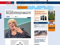 Bild zum Artikel: Satz in ARD-Sendung - Nach Vergewaltigungs-Aussage: Claudia Roth geht juristisch gegen AfD-Mann vor