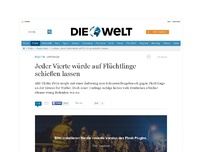 Bild zum Artikel: Umfrage:  Jeder Vierte würde auf Flüchtlinge schießen lassen