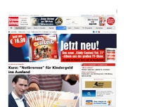 Bild zum Artikel: Kurz: 'Notbremse' für Kindergeld ins Ausland