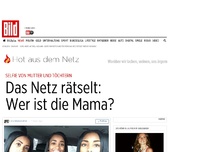 Bild zum Artikel: Mutter-Töchter-Selfie - Das Netzt rätselt: Wer ist die Mama?