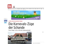 Bild zum Artikel: Volksverhetzung? - Die Karnevals-Züge der Schande