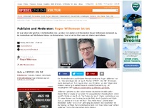 Bild zum Artikel: Publizist und Moderator: Roger Willemsen ist tot