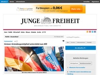 Bild zum Artikel: Grünen-Gründungsmitglied unterstützt nun AfD