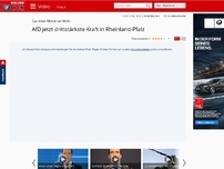 Bild zum Artikel: Fast einen Monat vor Wahl - AfD jetzt drittstärkste Kraft in Rheinland-Pfalz