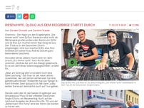 Bild zum Artikel: Riesen-Hype. DJ-Duo aus dem Erzgebirge startet durch