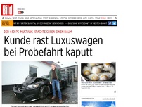 Bild zum Artikel: 440-PS-Mustang-Crash - Kunde rast Luxuswagen bei Probefahrt kaputt