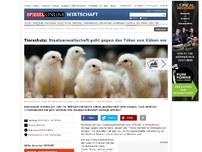 Bild zum Artikel: Tierschutz: Staatsanwaltschaft geht gegen das Töten von Küken vor