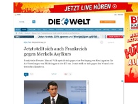 Bild zum Artikel: Premier Valls: Frankreich gegen Kontingente für Verteilung von Flüchtlingen