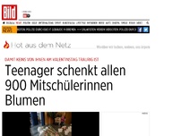 Bild zum Artikel: Damit keine traurig ist - Junge (17) beschenkt 900 Mädchen zum Valentinstag