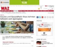 Bild zum Artikel: Gesundheit und Glaube: Kitas nehmen Schwein vom Speiseplan
