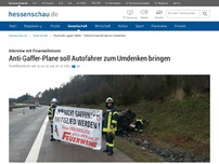 Bild zum Artikel: Feuerwehr gegen Gaffer: 'Vielleicht bewirkt das ein Umdenken“