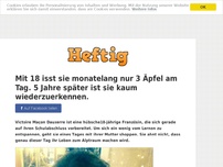 Bild zum Artikel: Mit 18 isst sie monatelang nur 3 Äpfel am Tag. 5 Jahre später ist sie kaum wiederzuerkennen.