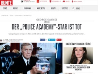 Bild zum Artikel: Der „Police Academy'-Star ist tot