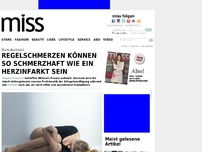 Bild zum Artikel: Ärzte bestätigen: Regelschmerzen können so schmerzhaft wie ein Herzinfarkt sein