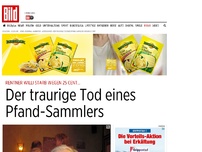 Bild zum Artikel: Trauriger Tod - Rentner Willi starb wegen einer 25 Cent Pfandflasche